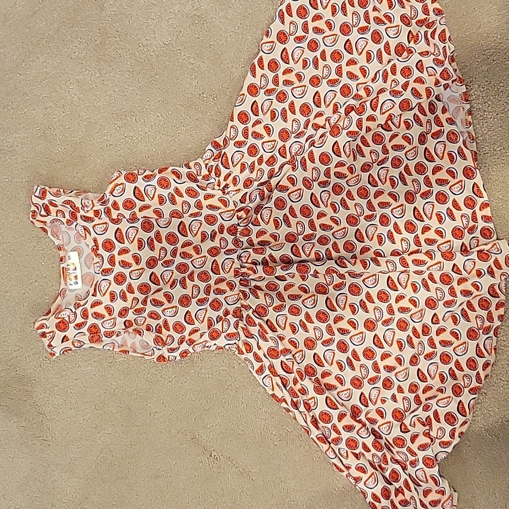 3/4 Dot Dot Smile watermelon tank dress